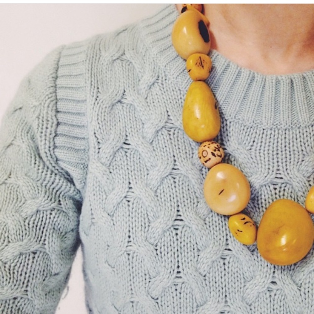 Funky bead necklace